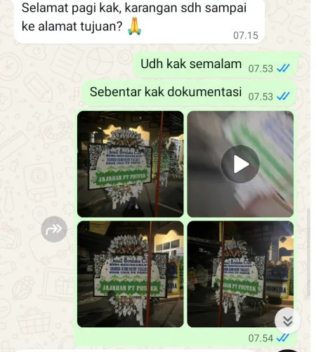 Pengiriman Papan Bunga Selamat Cilograng